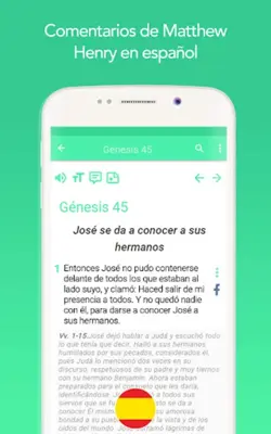 Comentario bíblico español android App screenshot 2